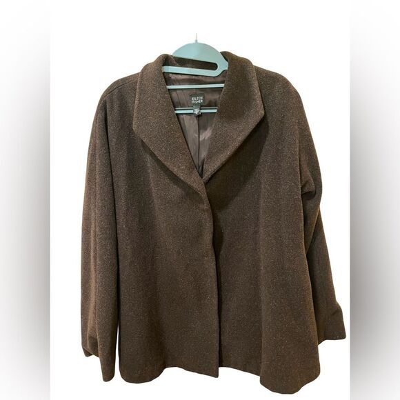 EILEEN FISHER 💯 Wool Coat - Picture 2 of 4